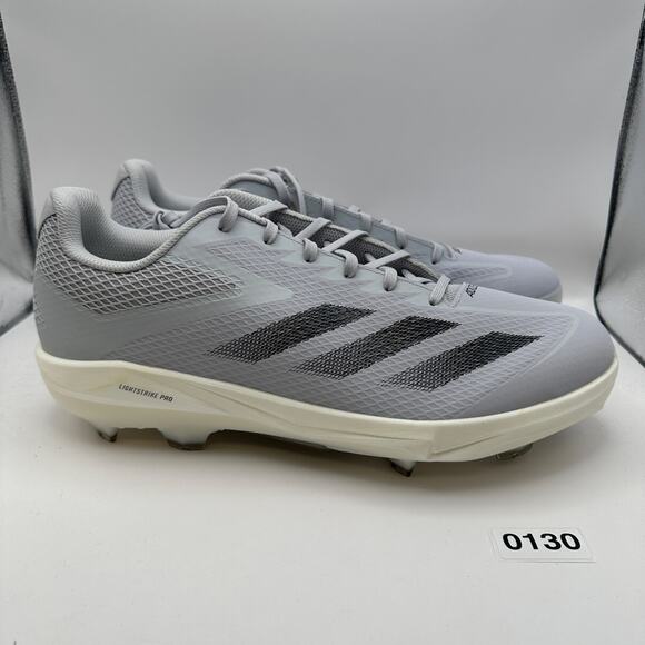ADIDAS Adizero Electric Mens 14 Baseball Cleats Gray/Black IF3267 - Picture 5 of 11